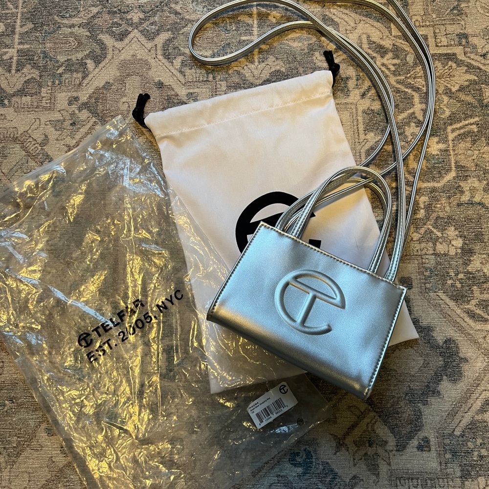 Telfar Metallic Mini Bag